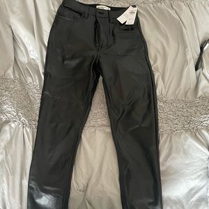 Abercrombie and Fitch Leather Pants